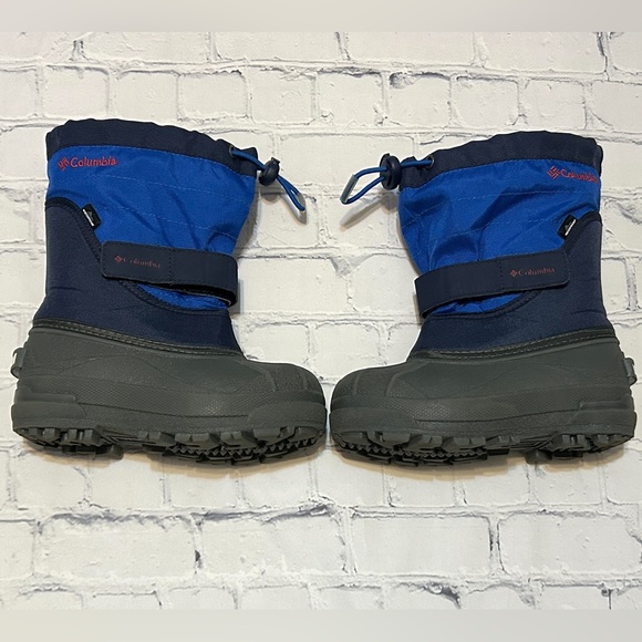 Columbia Waterproof Kids Snow Boots - Little Boys Size 11 Blue & Gray (EUC) - Picture 3 of 14